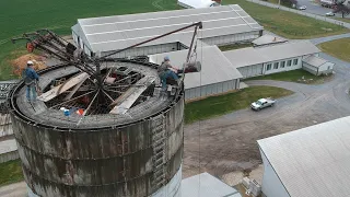 Pouring Concrete on a 100+ Foot Silo