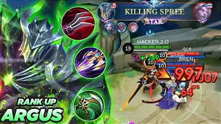 ARGUS OP DAMAGE BUILD 100% WORKING BUILD AND EMBLEM 2024 [MOBILE LEGENDS] 1