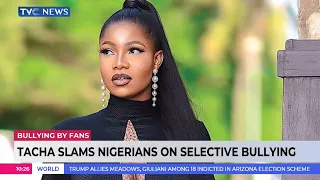 Tacha Slams Nigerians On Selective Bullying, As Davido Narrates Personal Experience