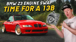 A CRAZY New ENGINE for My BMW Z3! (It's a Mazda 13B ROTARY)| Ep 3