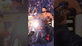 Wwe Roman rings great entrance wwe2k24 😱bike #wwegameplay #wwe #wwe2k24 #youtubeshorts #shorts