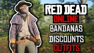 Red Dead Online Monthly Update New Discounts Outfits with Bandanas