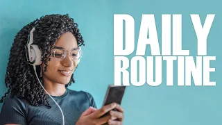 IMPROVE VOCABULARY | A1 3-MINUTE STORY | Daily Routine + Present Simple