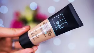 Maybelline FIT ME! Matte & Poreless Foundation Ревью + DEMO Нанесения