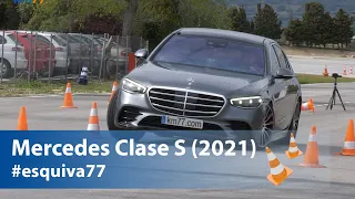 Mercedes Clase S (2021) - Maniobra de esquiva (Moose test) y eslalon | km77.com