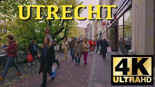 Utrecht 🇳🇱 City centre and Hoog Catharijne Mall | October 2023 | 4K