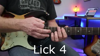 5 Sweet Tasty Blues Solo Licks Lesson