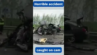 Head on collision between high speed car and truck