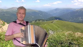 MEIN 300. VIDEO !!! Trompetenecho auf der Steirischen mit Gesang von Gottfried Kletzmair (G-C-F-B)