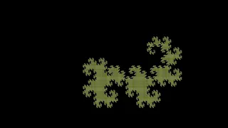 Fast Dragon curve in python