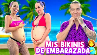 MODELANDO MIS BIKINIS NUEVOS EMBARAZADA A MAU *Me decepcionó lo que hizo* 😭💔 | Karla Bustillos