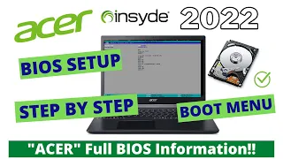 Acer Laptop _ Boot Menu & BIOS Option 2022 #BIOS