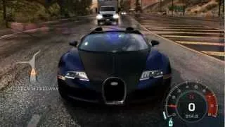 NFS Hot Pursuit - Bugatti Top Speed 414km/h HD