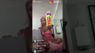 Silent Doja Cat on Instagram Live (Jun 25, 2022)