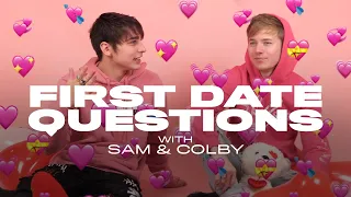 First Date Questions with Sam & Colby | Fanjoy