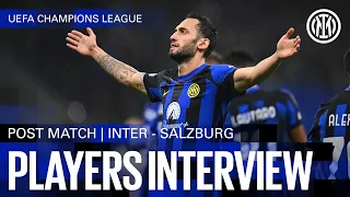 ÇALHANOGLŬ, FRATTESI AND MORE | INTER 2-1 SALZBURG PLAYERS INTERVIEW 🎙️⚫🔵