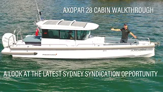 Axopar 28 Cabin Walkthrough | Sydney Syndication