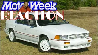 91 Dodge Spirit RT Reaction Motorweek Retro Review