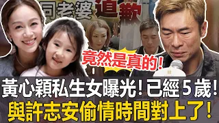 驚！黃心穎私生女曝光！已經5歲！與許志安偷情時間對上了！鄭秀文終於裝不下去！正式宣佈離婚！#黃心穎#許志安#港圈日報