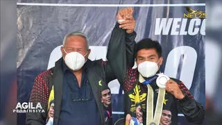 Silver medalist at boxing pride ng Cagayan de Oro City na si Carlo Paalam, mainit na sinalubong