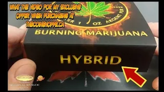 Burning Marijuana Hybrid Silver Coin. BONUS CSS Exclusive offer when purchasing at thecoinshoppe.ca