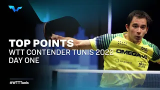 Top Points from Day 1 | WTT Contender Tunis 2022