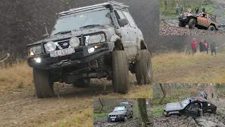 4x4 Offroad Areál Skládka heavy muddy terrain Nissan Patrol Jeep Cherokee Toyota Landcruiser (4K)