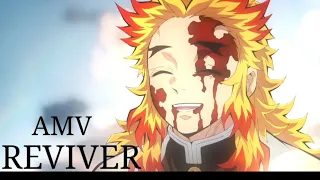 Amv[HD] DEMON SLAYER RENGOKU VS AKAZA [EDIT] 『Reviver』