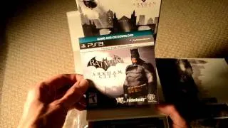 Batman: Arkham City Collector's Edition Unboxing PS3 NTSC