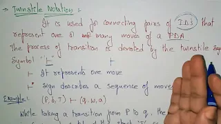 pushdown automata (PDA) | terminologies used | TOC | Lec-80| Bhanu Priya