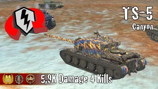 TS-5  |  5,9K Damage 4 Kills  |  WoT Blitz Replays