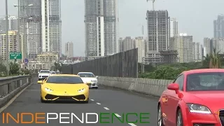 INDEPENDENCE DAY DRIVE 2017 | SUPERCARS OF MUMBAI | INDIA
