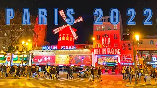 PIGALLE PARIS 🇫🇷  | EVENING WALK  ft. RED LIGHT STREET & MOULIN ROUGE