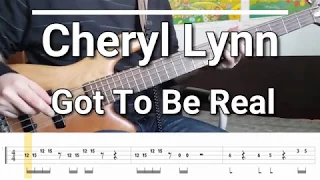 Cheryl Lynn - Got To Be Real (Bass Cover) TABS