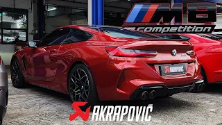 AKRAPOVIC BMW M8 COMPETITION | OPF DELETE STAGE 2 LOUD M8 | BEST EXHAUST FOR F91 F92 F93 M8