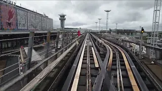 [Orlyval] Trajet Antony - Orly aller-retour + rebroussement à Antony vue depuis la station