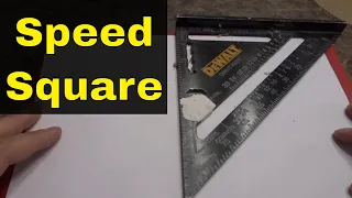 How To Use A Speed Square-Basic Tutorial