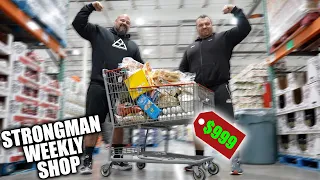 Brian Shaw's OLD STRONGMAN DIET 120,000+ CALORIES!!! (World's Strongest Man) - Eddie Hall