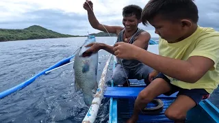 natulala si idol inday SA nahuli nyang isda subrang laki