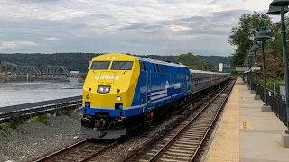 Metro North 201 "Conrail" Heritage Unit Debut on the Hudson Line!