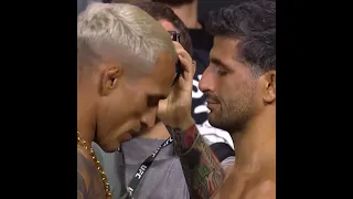 All business between Oliveira & Dariush before #UFC289 ⚖️