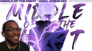 Middle of the Night「AMV」Anime Mix [REACTION]