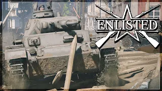 ENLISTED | This GAME IS AWESOME  (Panzer 3 & Infantry Gameplay)