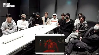 Seventeen member's reaction to Woozi - Ruby