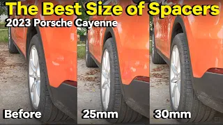 What Is the Best 2023 Porsche Cayenne Wheel Spacers Size?|BONOSS Porsche Parts for Modification