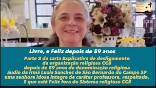 #vídeoParte2  *Esclarecimentos da Professora Luzia Sanches resposta ao vídeo1 ouçam com Atenção*#fé
