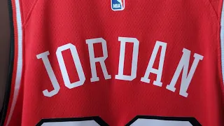 Баскетбольная джерси 2021 Nike NBA Chicago Bulls №23 Michael Jordan City Edition print