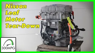 Nissan Leaf Powertrain Disassembly (Teardown to EM57 Motor)