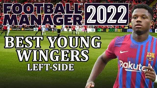 Football Manager 2022 - Best young left wingers | FM22 - wingers wonderkids left side midfielders