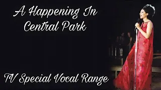 'A Happening In Central Park' TV Special Vocal Range E3-Eb5 | Barbra Streisand (HQ Reupload)